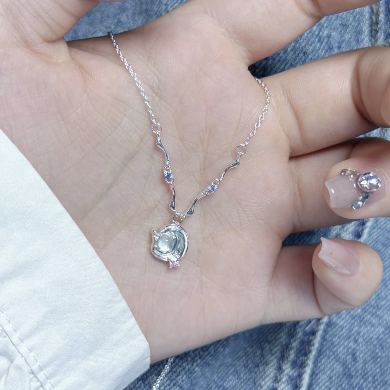 S925 Sterling Silver Tentacle Zircon Necklace - Image 2