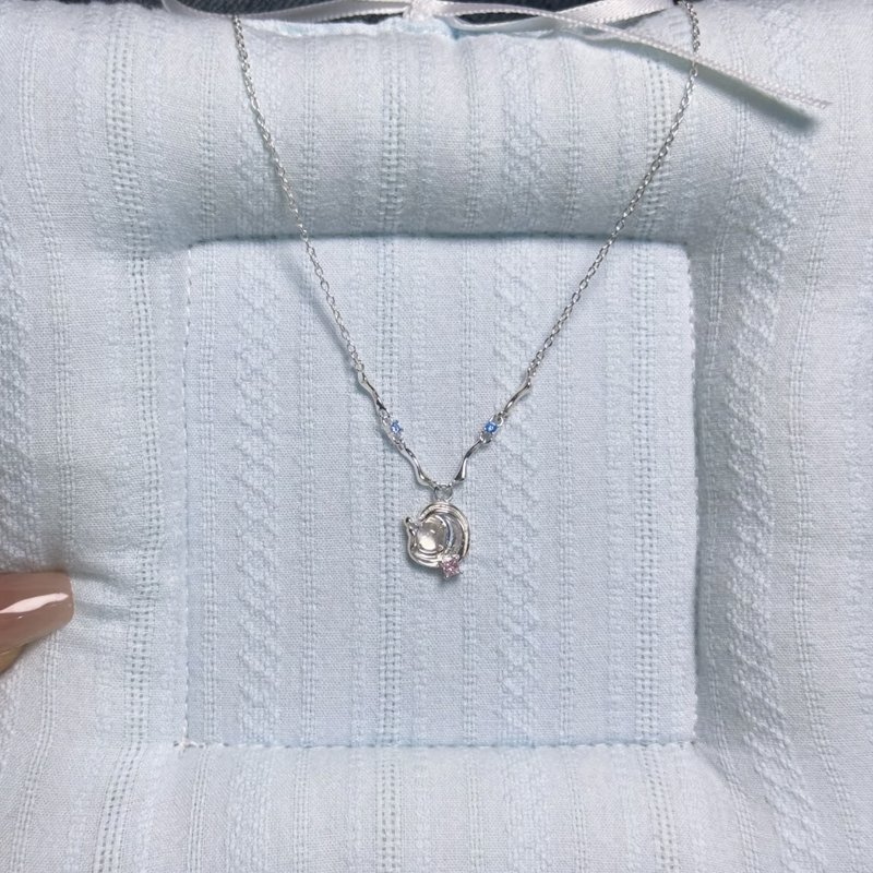S925 Sterling Silver Tentacle Zircon Necklace - Image 3