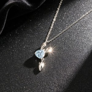 S925 Sterling Silver Rabbit Necklace